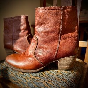 Blackstone Brown Leather Boots Size 38